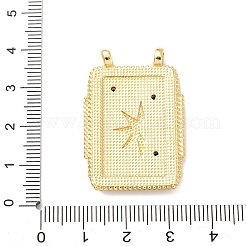 Латунные микро проложить кубического циркония подвески&nbsp;KK-K408-72G-02