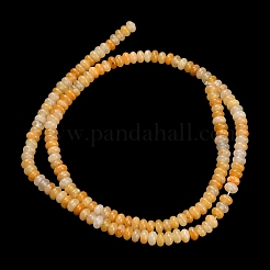 Природный Топаз нефрита бисер нитей G-L635-A16-4x2mm