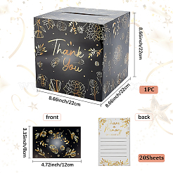 1 Set Papier-Abschlusskartenboxen für die Abschlussfeier&nbsp;CBOX-SP0001-04