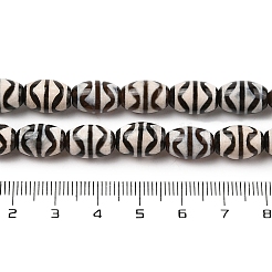 Fili di perline di agata dzi in stile tibetano&nbsp;G-N344-02D