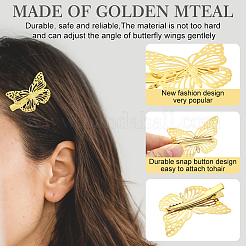 12 шт. 2 стиля железные заколки для волос из кожи аллигатора для женщин и девочек&nbsp;PHAR-SP0001-28A