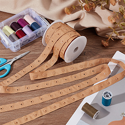 10 ярд полиэстеровой ленты для пришивания кнопок&nbsp;DIY-OC0012-96A