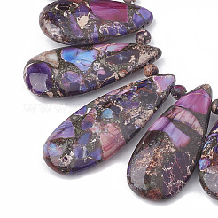 Синтетическая золотая линия имперские нитки из бисера яшмы&nbsp;G-S324-001F