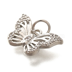 Pendentif en zircone cubique micro pavé de laiton placage en rack&nbsp;KK-H508-27P