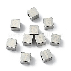 Европейские бусины из нержавеющей стали 304 FIND-CJC0437-013P