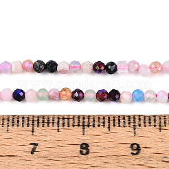 Нити бусин из натурального граната G-T144-A07-07