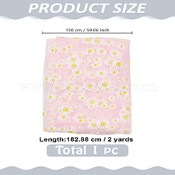 2 Yards Nylonnetzgewebe mit Gänseblümchenmuster&nbsp;AJEW-LP0012-11