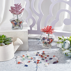 185шт 8 стиля бусины из натуральных смешанных драгоценных камней G-NB0004-06