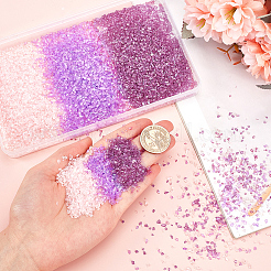 3 стиль прозрачный гальванический дробленый стеклянный крафт&nbsp;GLAA-SC0001-99A