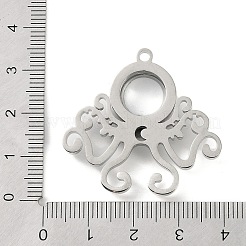 Подвески-медальоны из нержавеющей стали 304&nbsp;STAS-S132-02P