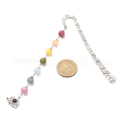 Тибетском стиле сплава закладки AJEW-JK00182-04