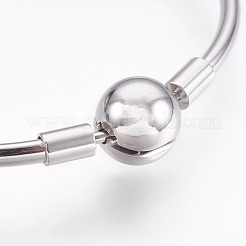 Изготовление браслетов в европейском стиле из нержавеющей стали марки 304 BJEW-F167-02P-B