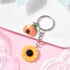 Брелки с подвесками из смолы подсолнечника KEYC-JKC01433