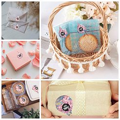 Слово спасибо слезинка ролл наклейки DIY-B031-04B