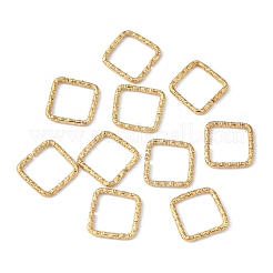 鉄製のねじれた丸カン  ライトゴールド  13x13x1.5mm  約990~1000個/袋&nbsp;IFIN-WH0062-06KCG