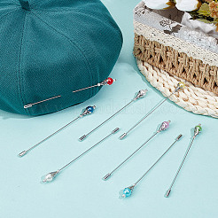 8шт латунная брошь JEWB-DR00015