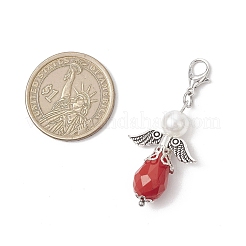 Ангел абс пластик искусственный жемчуг и акриловые подвески украшения HJEW-JM03638