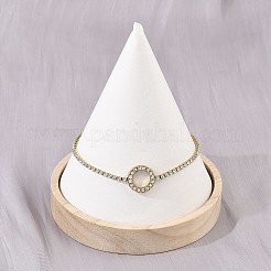 Браслеты-цепочки из нержавеющей стали 304 для женщин BJEW-D364-01B-G