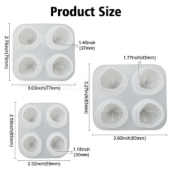 3шт 3 вида силиконовых форм для клубники&nbsp;ST-CJ0007-57