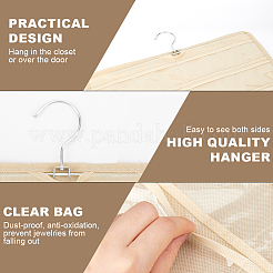 1шт нетканый материал мешочек для подвешивания украшений AJEW-CP0007-97