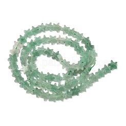Естественный зеленый авантюрин бисер нитей&nbsp;G-F817-A13-01