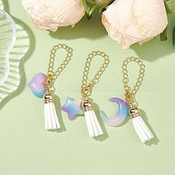 Подвески на чашки из смолы в форме сердца/луны/звезды&nbsp;HJEW-JM02071