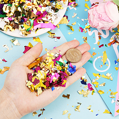 200 г алюминизированной бумаги конфетти для украшения вечеринки&nbsp;DIY-SC0031-95