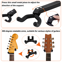 Hängende Gitarrenständer aus Eisen&nbsp;ODIS-WH0043-274