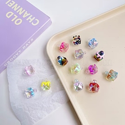 Эмалевые прозрачные акриловые подвески&nbsp;MACR-K341-11