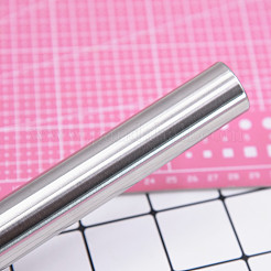 変色しない304ステンレススチール製麺棒  粘土ツール  ステンレス鋼色  20x2.5cm&nbsp;CELT-PW0001-137