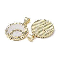 Ottone micro spianare pendenti zirconi&nbsp;KK-G485-17A-G