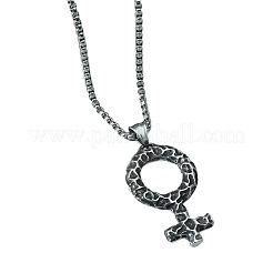 Viking 304 Edelstahl-Anhänger mit weiblichem Symbol&nbsp;WG343F0-01