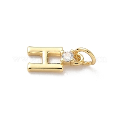 Латунные подвески из прозрачного кубического циркония KK-A273-01G-H