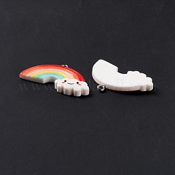 Подвески из непрозрачной смолы RESI-G040-C01-B