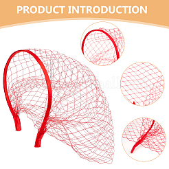 2 шт. полиэстеровая сетчатая вуаль для волос MRMJ-BC0003-49