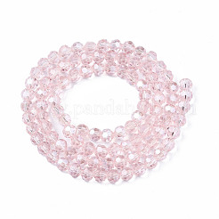 Гальванические стеклянные бусины&nbsp;EGLA-R015-4mm-9