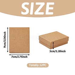 Коробки для ювелирных изделий из крафт-бумаги&nbsp;LS-CBOX-R036-11A