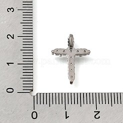 Pendentifs en laiton zircon cubique transparent&nbsp;CU-CBA9883-05C-P