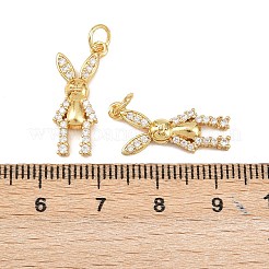 Латунные микро проложить кубического циркония подвески KK-H093-16A-G