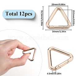 12 шт. Кольца пружинные затворные из сплава FIND-SC0010-18