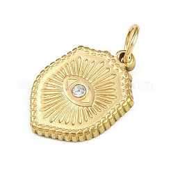 Подвески из нержавеющей стали 304 со стразами&nbsp;LS-STAS-L296-10G