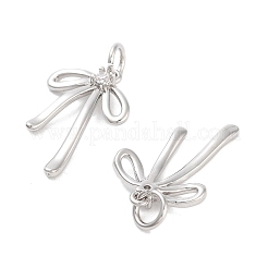 Подвески из латуни с покрытием из прозрачного кубического циркония KK-M293-16P