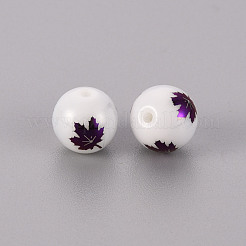 Гальванические стеклянные бусины EGLA-Q123-010E