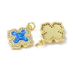 Латунные микро проложить кубического циркония подвески KK-A197-05G