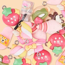 Подвески из непрозрачной смолы на тему океана&nbsp;RESI-SC0036-48