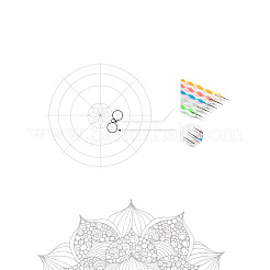 Инструменты для раскрашивания мандалы DRAW-PW0001-322