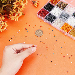 15 цвет хэллоуинстеклянные бусины&nbsp;SEED-HY0001-17A