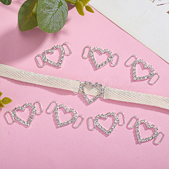 8 шт. латунное украшение для обуви из хрустальных страз&nbsp;FIND-HY0004-89G