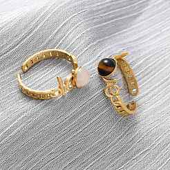 Кольца-манжеты из нержавеющей стали 304 RJEW-A071-04G