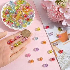 200 шт. Прозрачные акриловые бусины&nbsp;MACR-SP0001-18